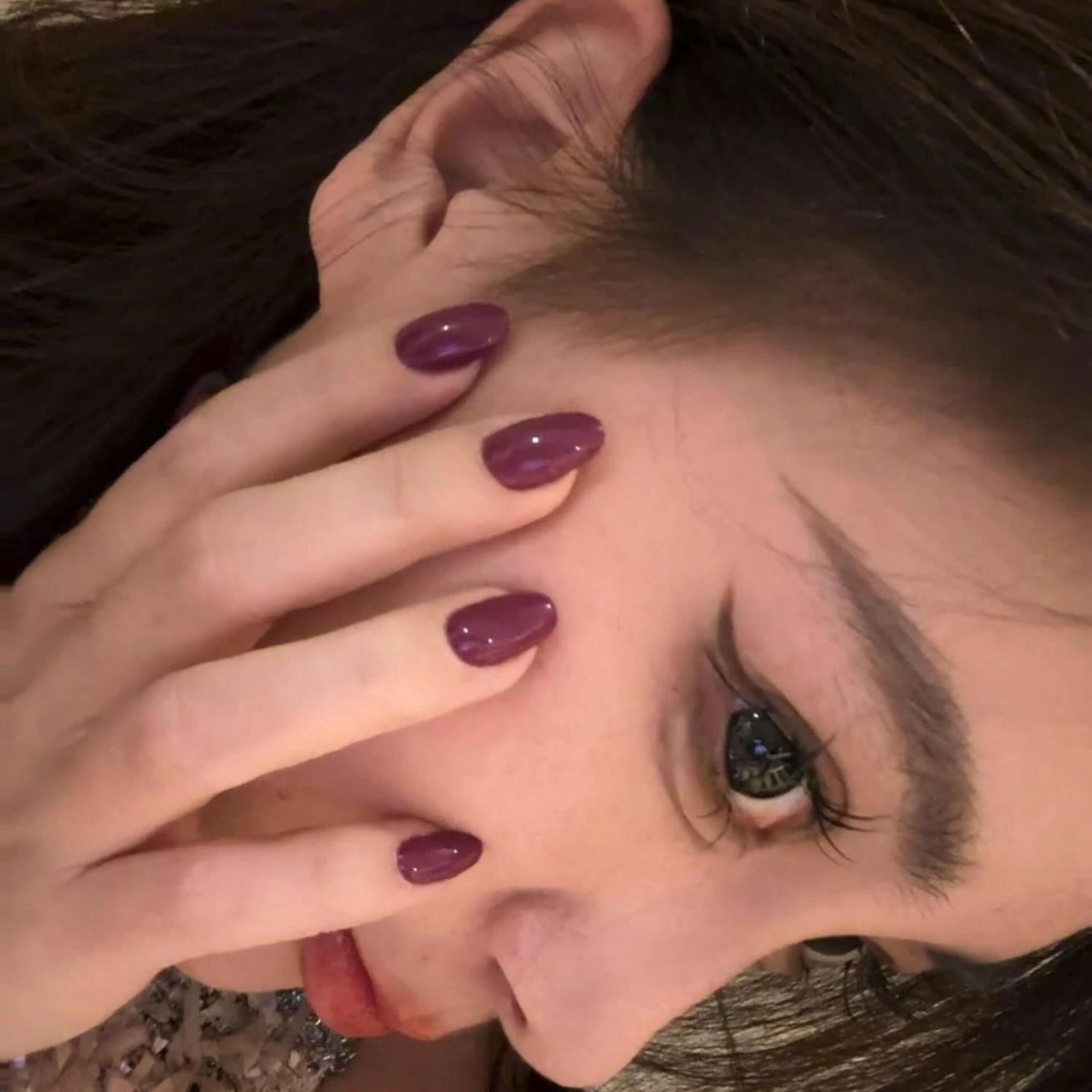 显白指甲贴片纯色裸色穿戴甲2025年新款雾霾紫短款简约高级感复古,彩妆/香水/美妆工具,穿戴甲/甲片,淘宝优惠券,粉丝福利购,淘宝优惠卷