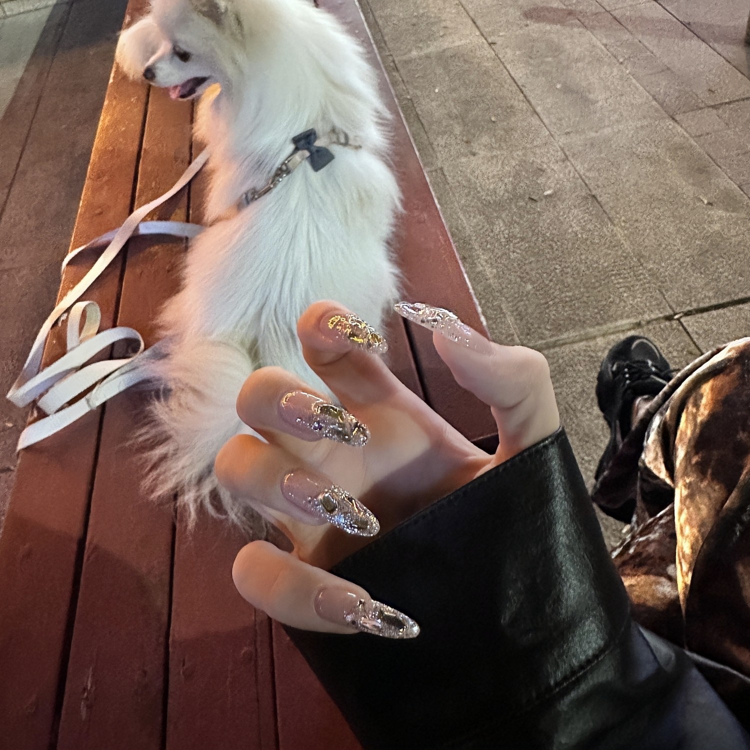 可拆卸美甲手工穿戴甲高级精致裸色爆闪银钻穿戴甲2024新年款新娘,彩妆/香水/美妆工具,穿戴甲/甲片,淘宝优惠券,粉丝福利购,淘宝优惠卷