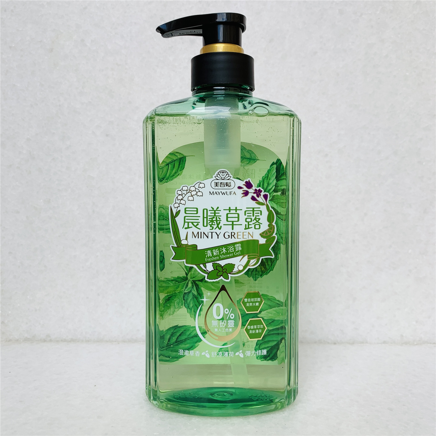 台湾MAYWUFA/美吾发晨曦草露清新沐浴露舒凉薄荷沐浴液