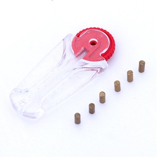煤油打火机砂轮打火机内胆耗材配件金色打火石6粒装2.2mm通用电石