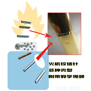 ZIPPO佐罗煤油打火机纯铜不锈钢铰链针外壳折页连接销子维修配件Z