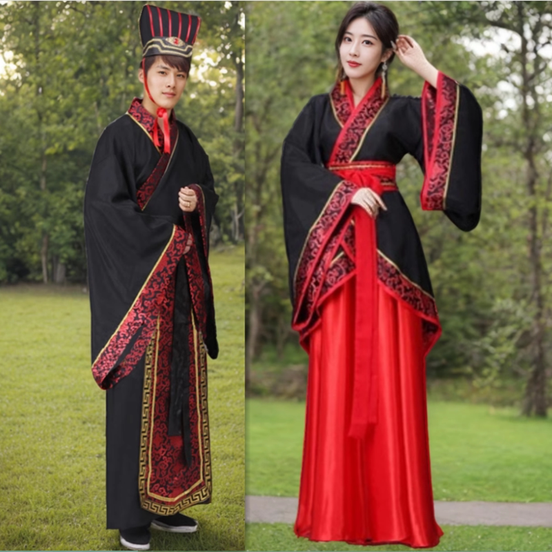 传统古装汉服祭孔祖祀礼服古代男女国学成人拜师礼服舞台表演出服