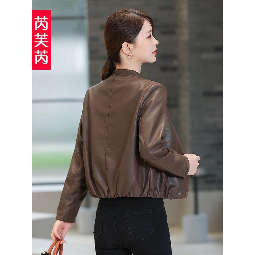 宽松洋气皮衣女夹克短款外套春秋港风气质时尚小个子休闲PU机车服,个性定制/设计服务/DIY,棉服工装,淘宝优惠券,粉丝福利购,淘宝优惠卷