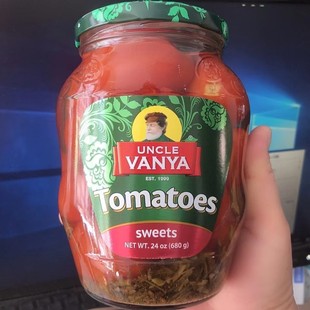 俄罗斯柿子罐头番茄罐头西餐番茄汤680克