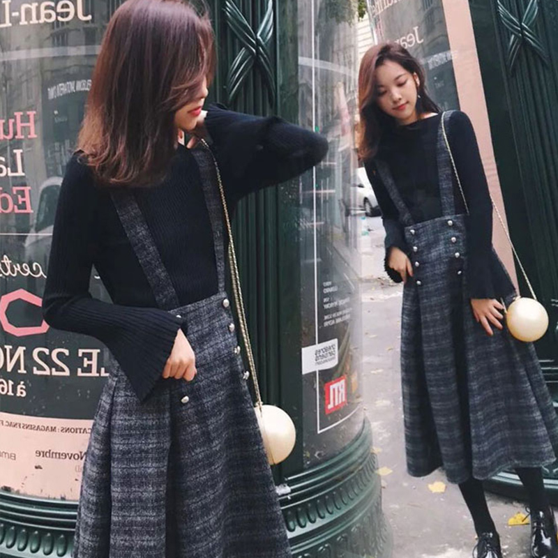 不包邮早秋女装2019年新款时髦两件套装裙
