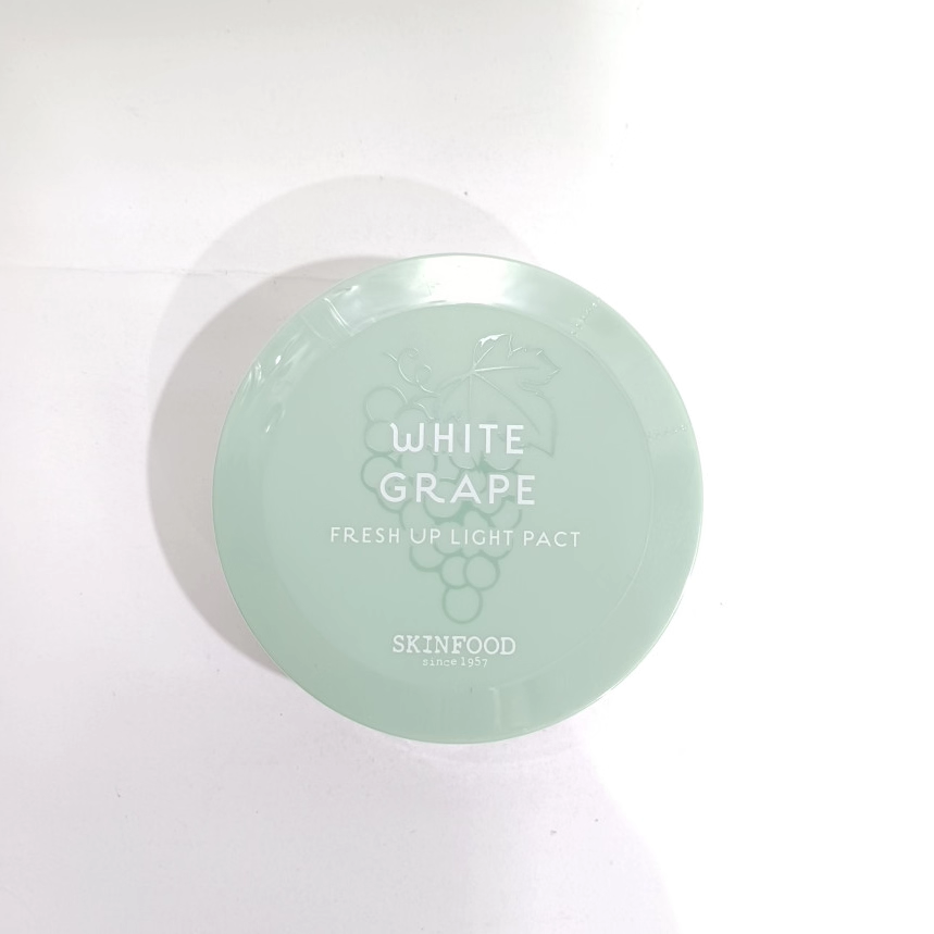 Skin Food 思亲肤青葡萄粉饼蜜粉遮瑕控油保湿定妆干粉自然轻薄