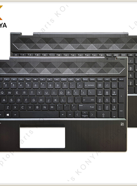 适用惠普 Pavilion X360 15-CR TPN-W132 C壳键盘外壳 L12731-001