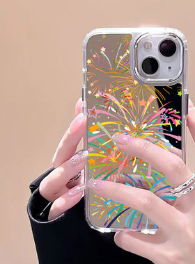 适用iPhone15promax苹果16plus镜面ins镜子13pro手机壳14夏天个性小众高级感12原创11华为mate60小米vivooppo