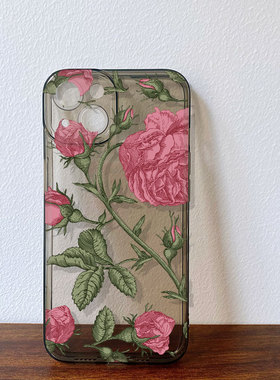 适用iPhone16promax苹果17air手机壳15pro小米14红米note13华为p80荣耀400女vivox90s花朵opporeno12一加11xr