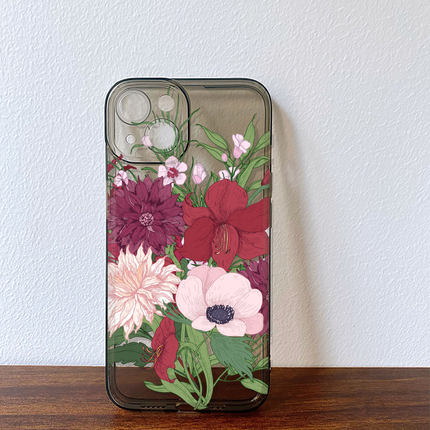 花朵高级适用iPhone17Promax苹果16防摔15Pro华为P80一加vivoy50荣耀90OPPOReno13小米12手机壳女红米note14