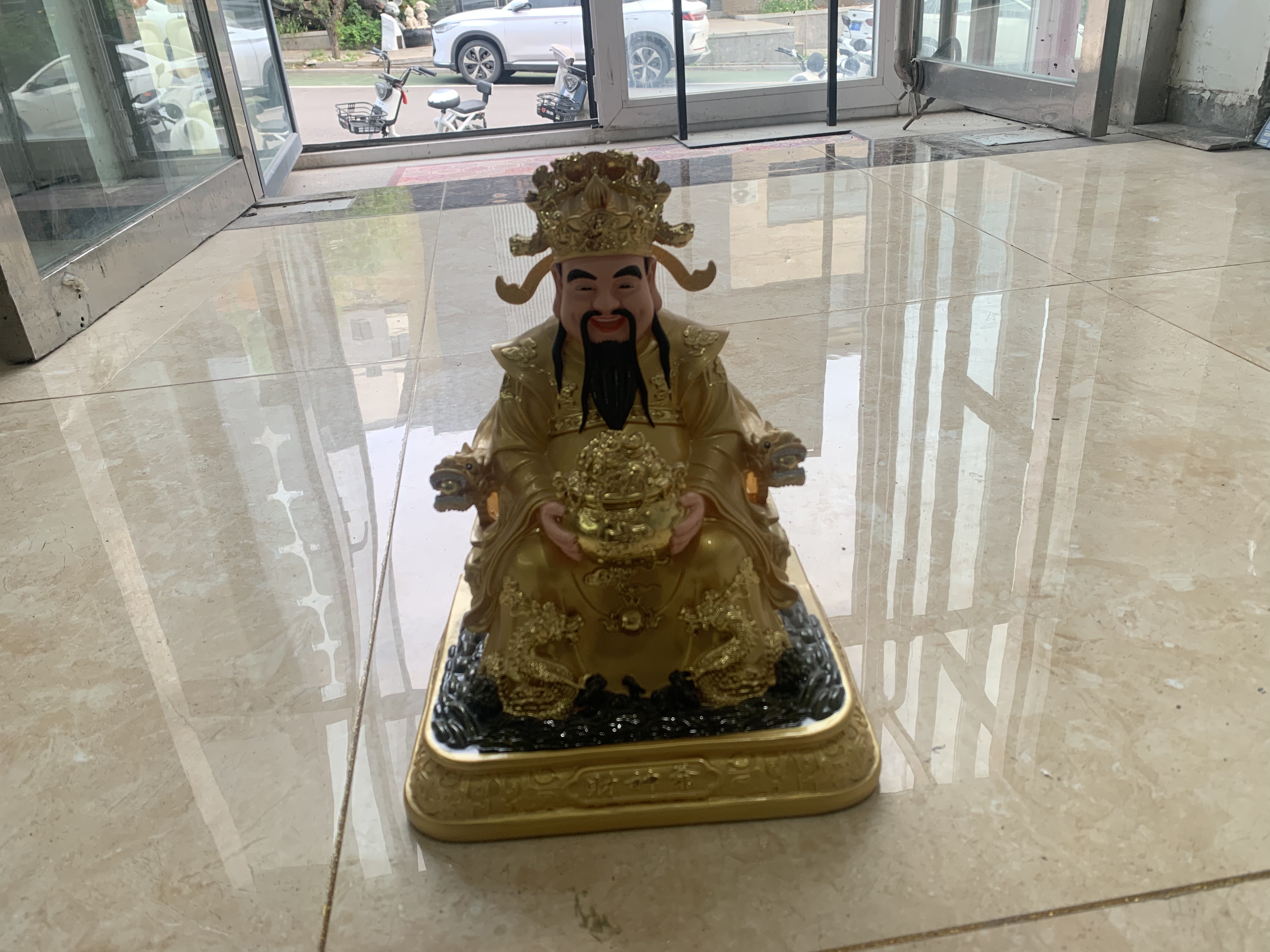 树脂文财神爷神像财神菩萨佛像摆件开业供奉工艺品范蠡像比干像