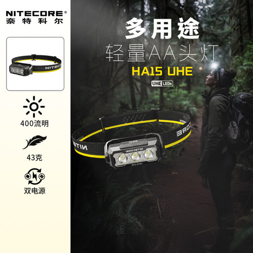 户外头灯奈特科尔HA15UHE多用途