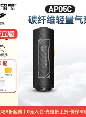 奈特科尔AP05C户外露营游泳圈睡垫气垫自动气泵便携式电动充气泵
