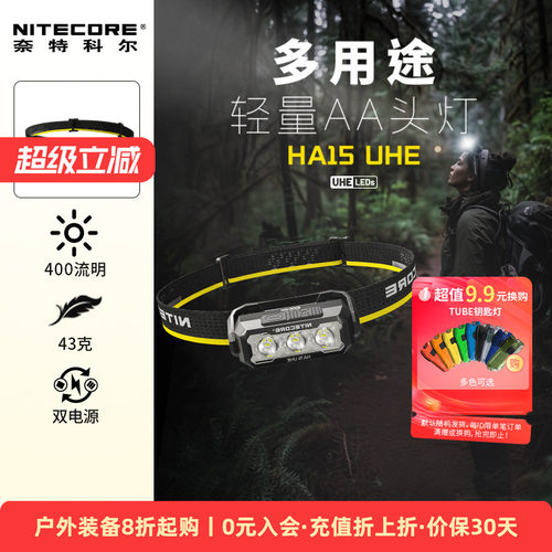 户外头灯奈特科尔HA15UHE多用途