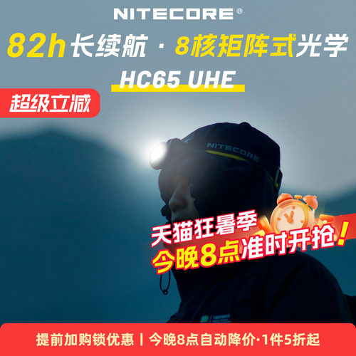奈特科尔HC65UHE户外照明头灯