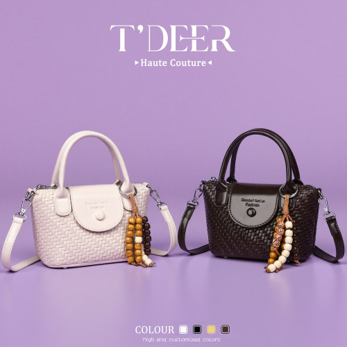 Tdeer高级感复古小众手提包包女式2026新款潮时尚通勤单肩腋下包