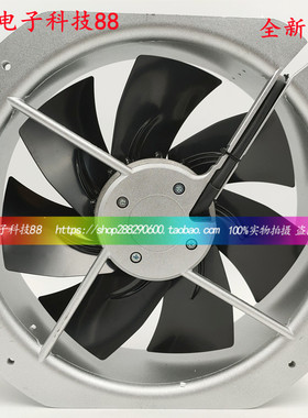 全新原装ebmpapst 28080 230V W2E250-HJ52-06全金属耐高温风机