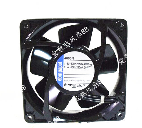 原装ebmpapst TYP 4600N/X/Z 4606N/X/Z 12cm 12038 115V散热风扇