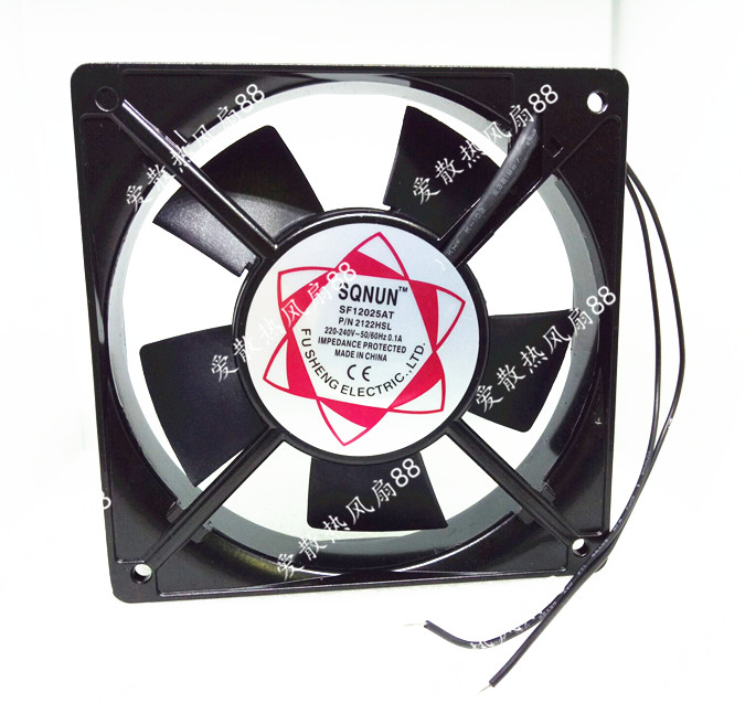全新正品SUNON建准  220V 2122HSL 12cm交流机柜散热风扇 排风扇