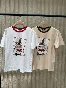 凉感棉质撞色印花T恤 2026夏新品 正品 MBF2TEE043 M联名