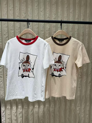 【M联名】正品2026夏新品凉感棉质撞色印花T恤 MBF2TEE043