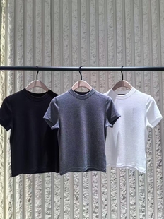 正品 系列 短袖 T恤2025夏季 高弹天丝醋酸正肩MBE2TEE032 新品