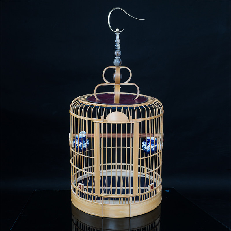 鸟笼竹鸟笼精品画眉鸟笼子八哥笼鹩哥笼贵州土笼川笼成都笼包邮