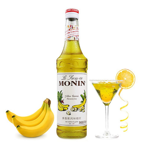 MONIN莫林黄香蕉糖浆果露