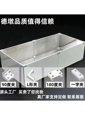 太空铝瓷砖固定夹地板花盆卡扣花箱配件种植箱种菜池架空底座特厚