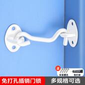 304不锈钢防盗门锁插销门栓门卫生间门扣锁扣门闩木老式 加厚门销