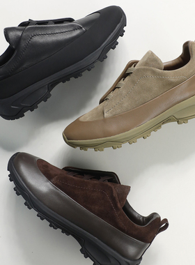 莞产~经典老钱Triple Stitch Monte免系带休闲鞋户外运动登山鞋男