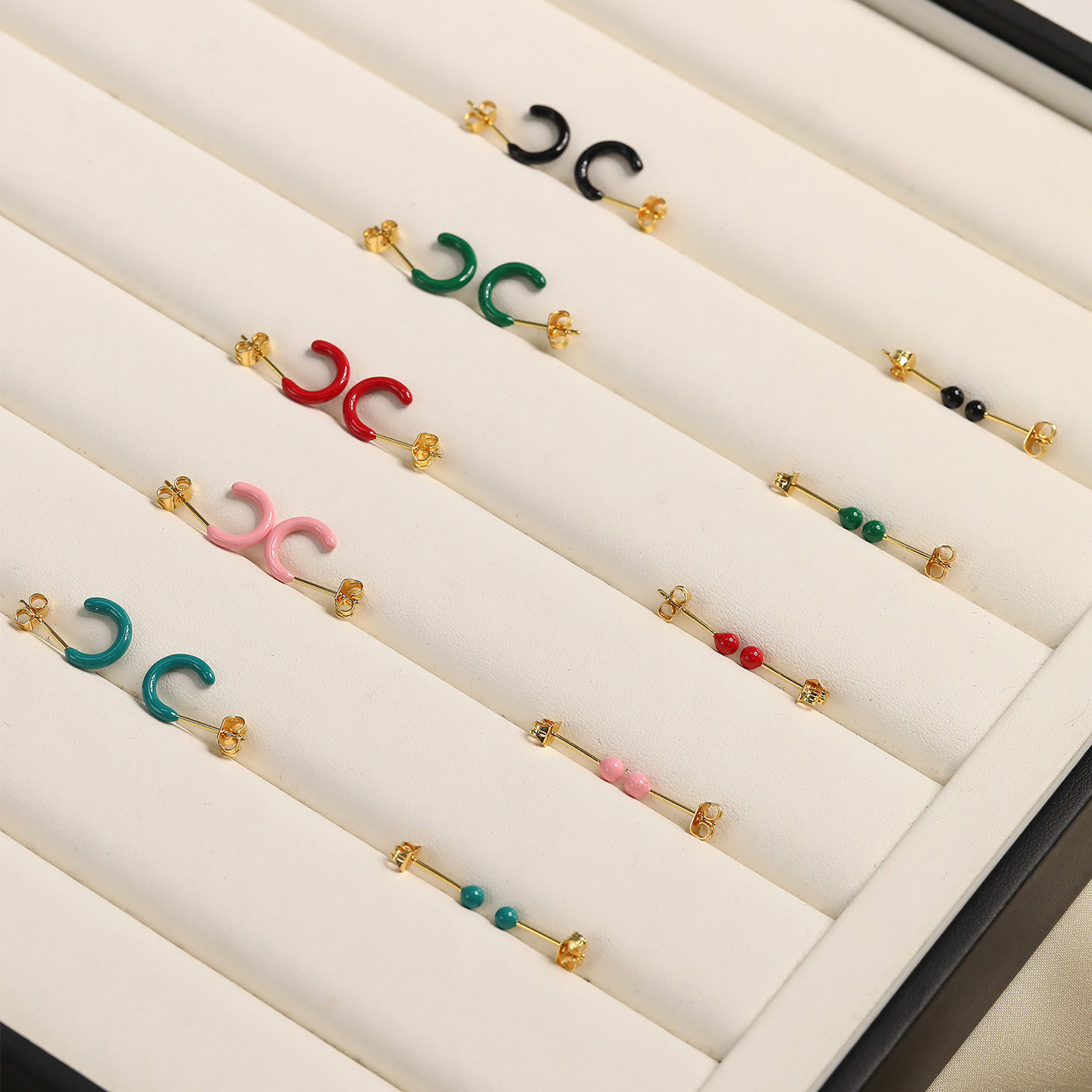 白百何同款 丹麦小众彩色多巴胺火柴棒系列女士耳饰耳钉 两件减10,饰品/流行首饰/时尚饰品新,耳钉,淘宝优惠券,粉丝福利购,淘宝优惠卷