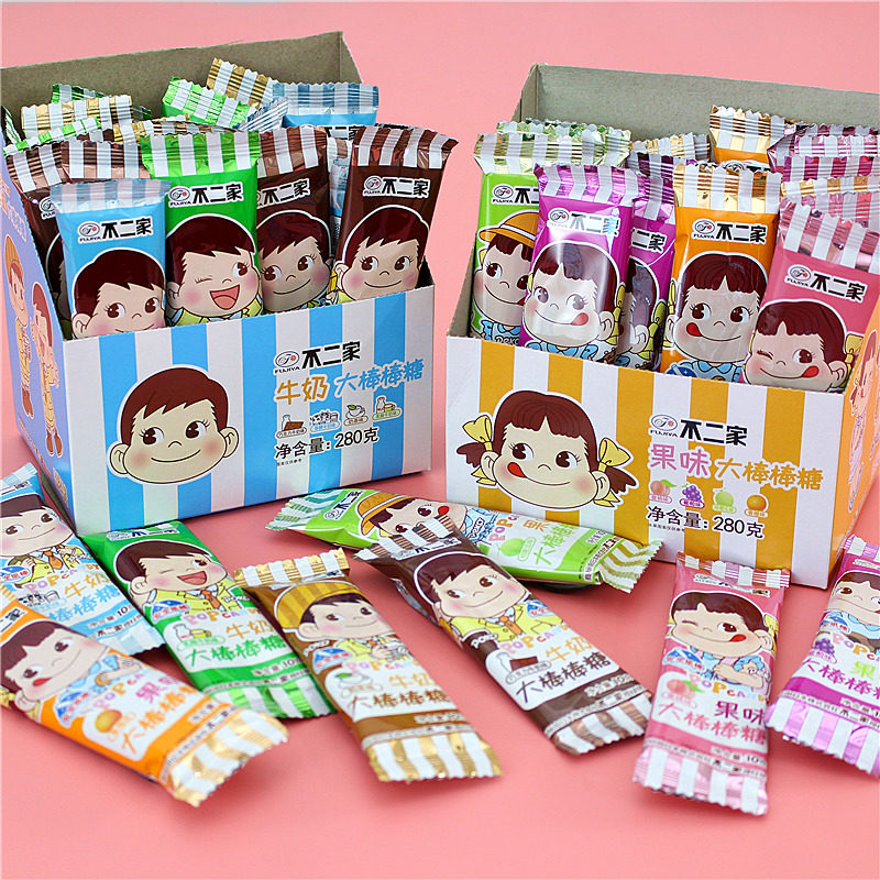 不二家棒棒糖糖果牛奶糖奶糖结婚婚庆订婚乔迁零食礼品伴手礼喜糖