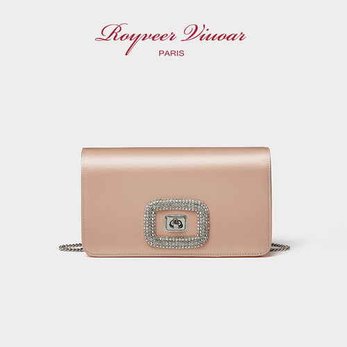 RV缎面单肩斜挎包真丝绸缎晚宴包