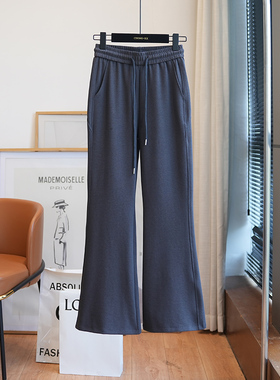 虫小小 Lu同款神裤!显瘦显腿长高腰微喇休闲裤女喇叭裤春季970M