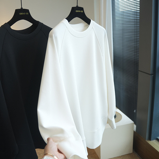 定织匹马棉！宽松阔版落肩长袖卫衣女外套上衣2026春季新款A104K