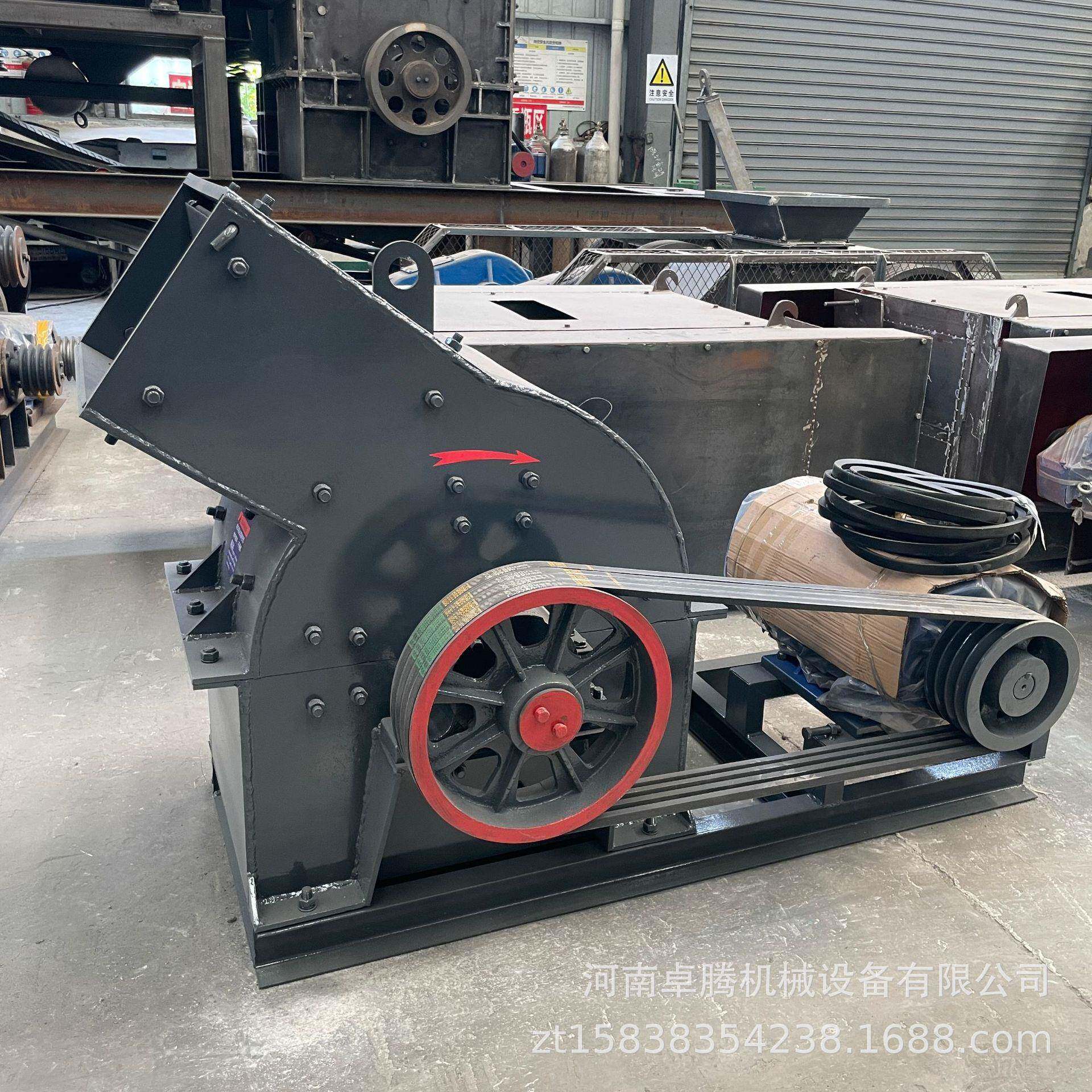 石灰石锤式破碎机砖头石头粉碎机水泥鹅卵石制砂机建筑垃圾破碎机