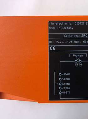 易福门IFM SR0100 流量传感器控制显示器件 VS02-议价