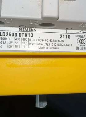 3LD2530-0TK513隔离开关。-议价