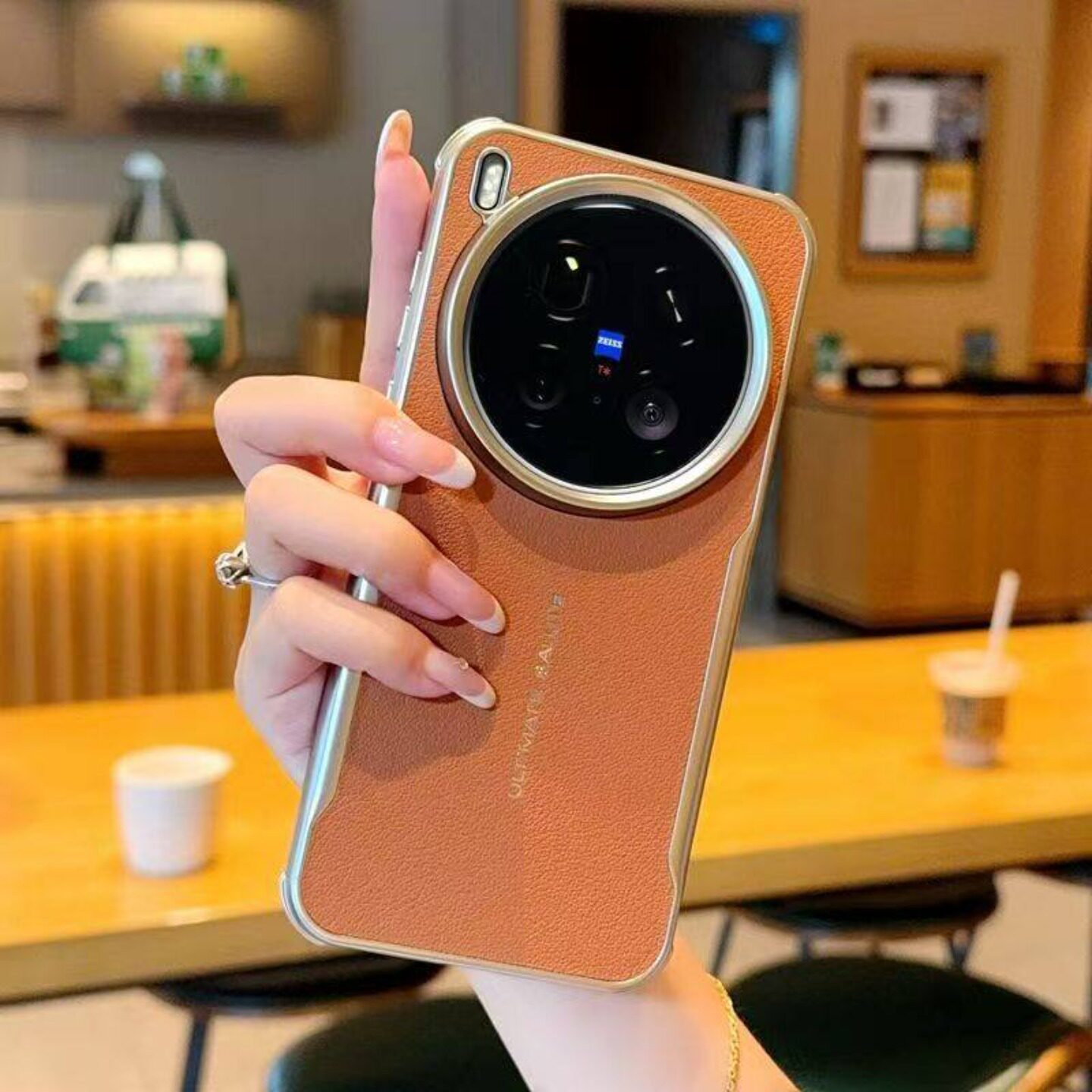 刀锋皮纹适用oppofindx8的手机壳图片