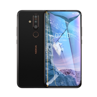 适用诺基亚x71水凝膜x7保护膜x6钢化膜x5手机膜8sirocco全屏无白边贴膜防摔防爆抗蓝光高清