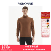 VSKONNE威斯康尼商场同款 毛衫 高龄加厚含羊绒套头中青年羊毛