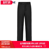 VSKONNE威斯康尼套西裤 子男 羊毛黑色中腰直筒中青年休闲西裤