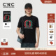25早秋新款 品牌logo圆领男士 短袖 CNC男装 T恤印花休闲内搭打底衫