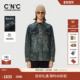 CNC男装 老花潮流丹宁翻领微弹牛仔夹克男 满身LOGO经典 25秋季 新款