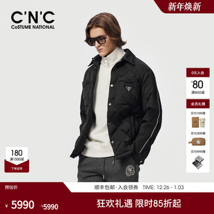 25冬季 式 新款 羽绒服翻领衬衫 羽绒外套 90绒轻薄保暖男士 CNC男装