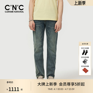 牛仔长裤 CNC男装 男士 牛仔裤 26早春新款 复古水洗基础款