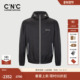 品牌logo印花黑色轻奢薄款 CNC男装 25春夏连帽夹克男暗格满版 外套