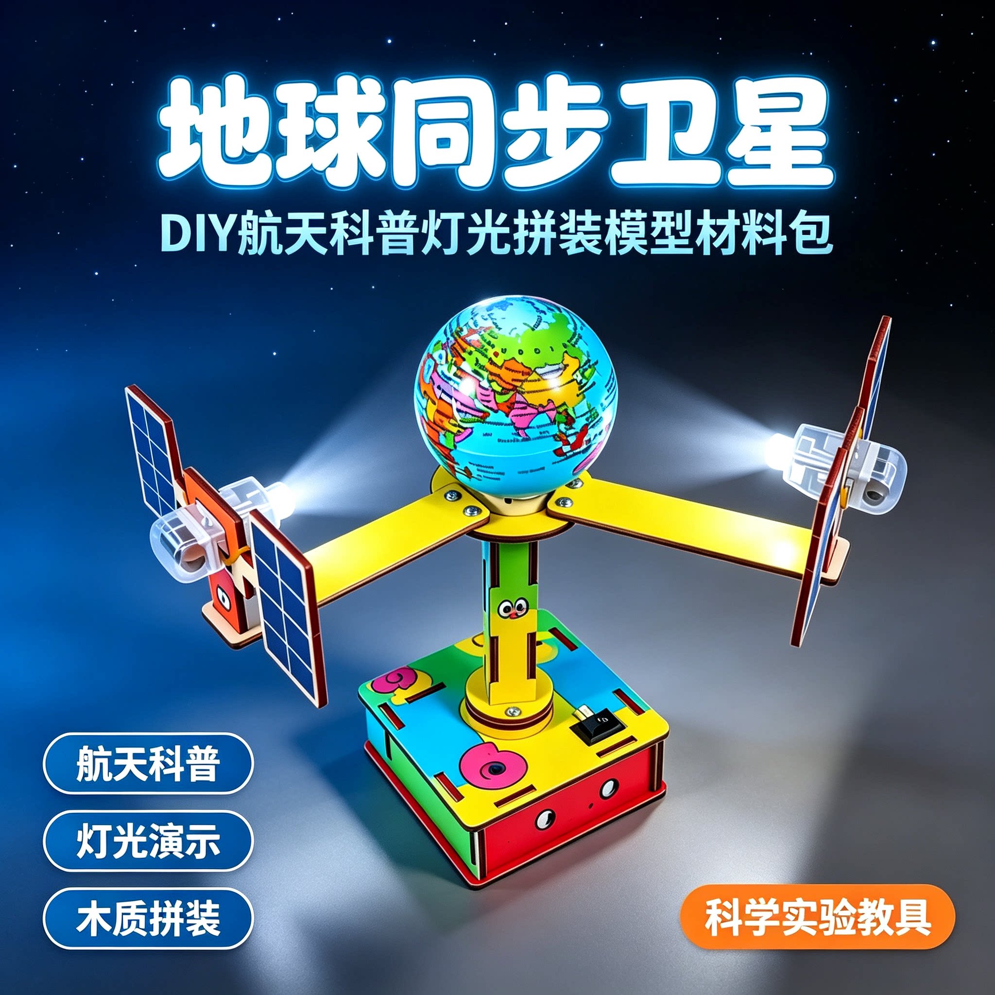 地球同步卫星模型材料包