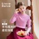 Naive喇叭袖 针织打底衫 儿童冬季 Little 软糯上衣女童柔软针织衫